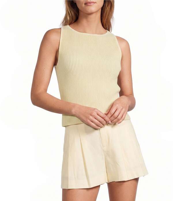 アントニオ メラーニ レディース トップス シャツ リブ ノースリーブ ニット Antonio Melani Tina Ribbed Knit Boat Neck Sleeveless Coordin 19,156円