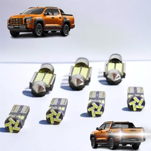 【室内灯+ナンバー灯+バックランプ】トライトン LED ７点セット 型式：LC2T(R6.02~) ルームライト 取付工具付き 【簡単交換】 無極性 6000K ゴースト灯防止 室内灯 パーツ カー用品 カスタム 各グレード トライトン02a 5cdb7daa