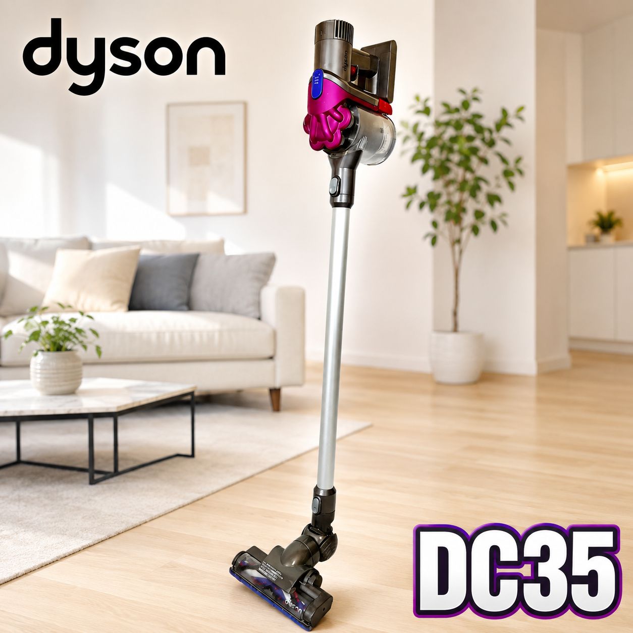Dyson コードレス掃除機【DC35】セット　ダイソン「8045 ダイソン DC35 ダイソンDC35コードレスクリーナー 掃除機 完動品 本体