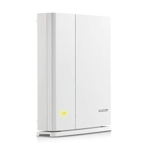 エレコム メッシュ WiFiルーター 無線LAN 867 + 400 Mbps デュアルバンド 中継器単体 e-Mesh 日本メーカー 【iPhone11 / iPhoneSE2 メーカー動作確認済み】 WMC-S1267GS2-We