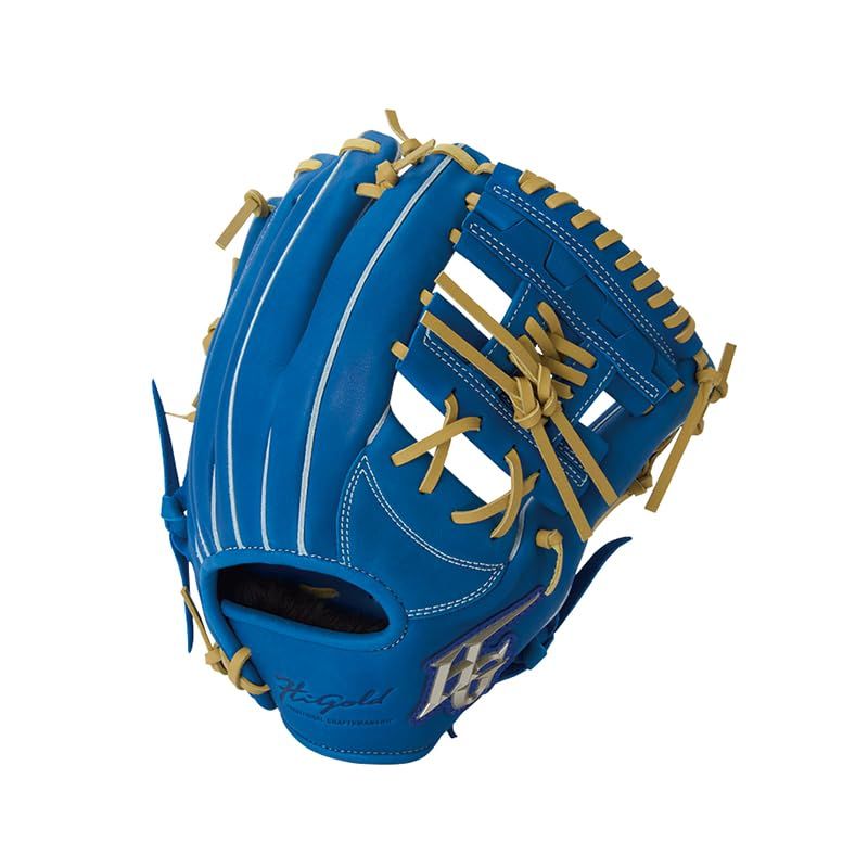 新品 HI-GOLD ハイゴールド ジュニア軟式用グラブ ROOKIES RKG-22ML ブルー LH 右投 M-Lサイズ (対象：小学3年生～小学5年生)