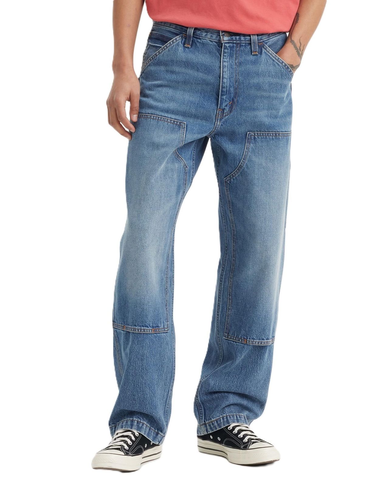 [リーバイス] ジーンズ 568(TM) LOOSE STRAIGHT ルーズ ストレート ダブルニーパンツ メンズ A7367-0003 US W28 L32 [DETROIT WASH] [Free Size]