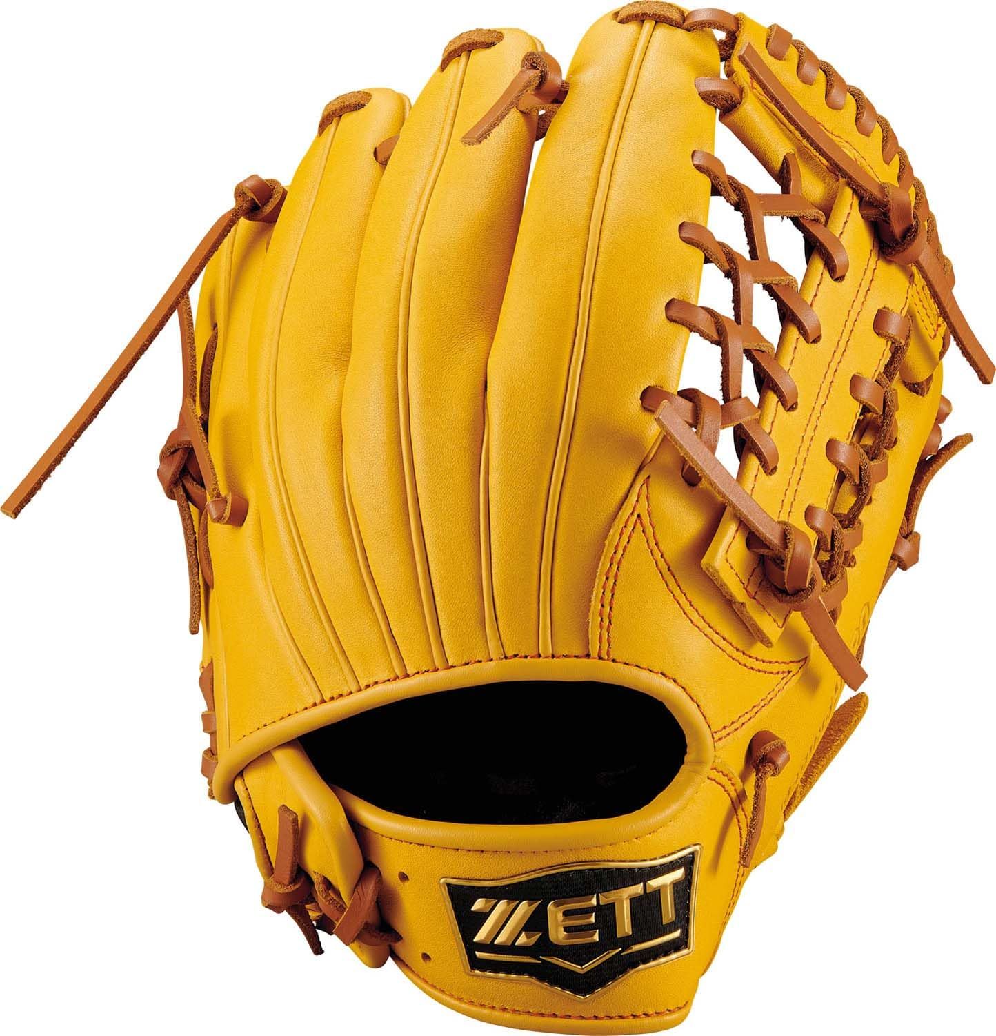 新品 ゼット(ZETT) 少年野球 軟式 グラブ(グローブ) グランドヒーロー オールラウンド用 左投げ用 トゥルーイエロー×オークブラウン(5436) サイズ:M BJG762640