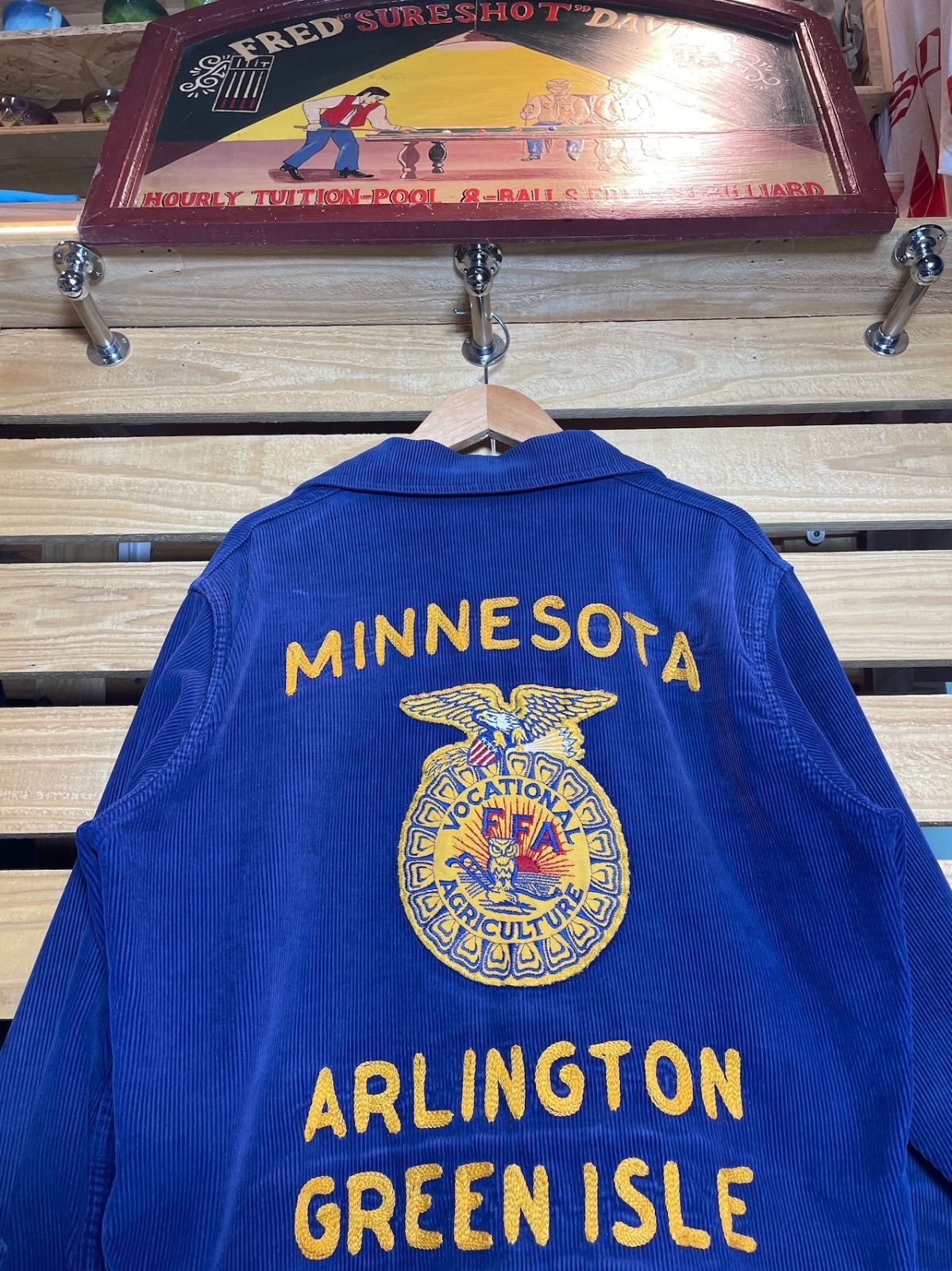 60s 70s FFA コーデュロイジャケット TALONジップ MINNESOTA サイズ40 USA製 ビンテージ