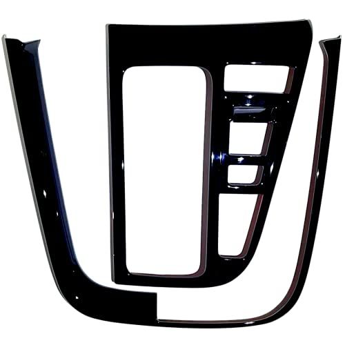 R★Flatland 新型 ノア 90系 ヴォクシー 90 系 アクセサリー 内装 カスタム パーツ シフト パネル セット (標準, ピアノブラック) 53dbfe06