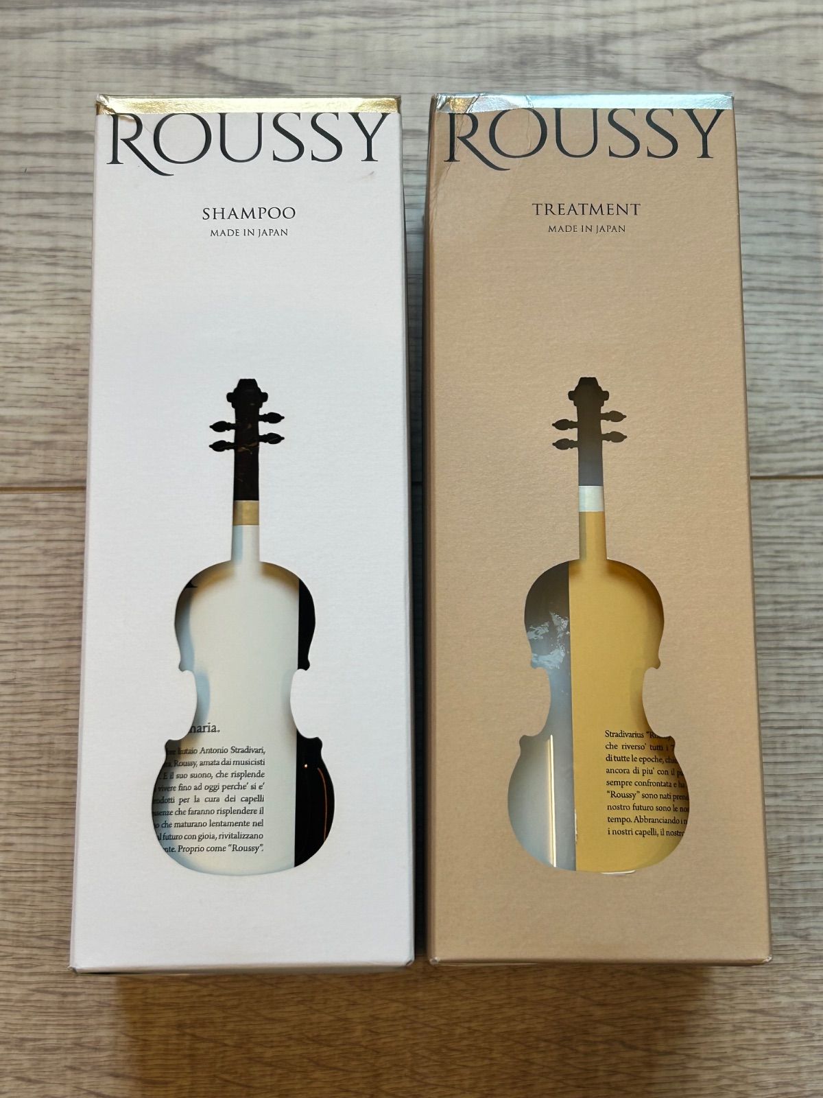 【新品未使用】ヘアケア 高嶋ちさ子プロデュース ROUSSY ルーシー シャンプー トリートメント 各300mL