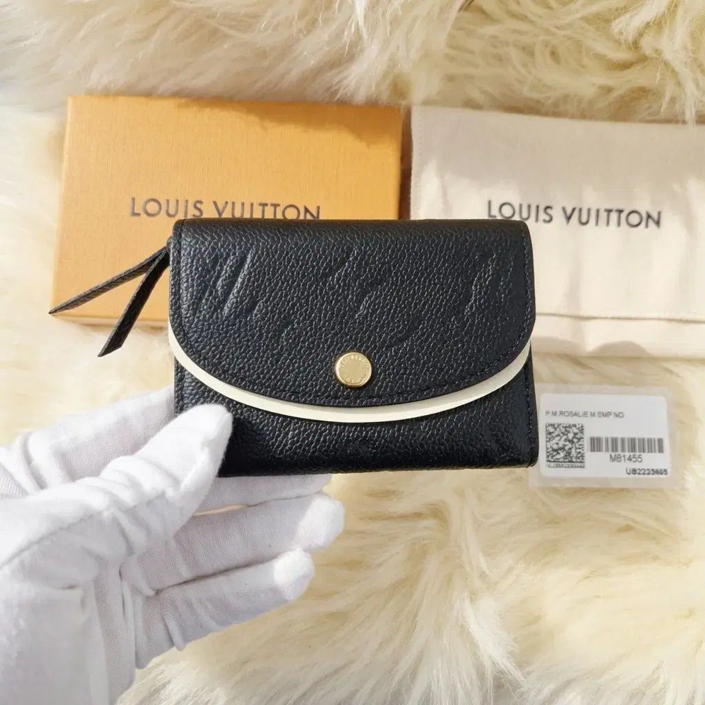 1会社用/免税/正規品 Louis Vuitton ルイヴィトン ロザリ コインパー フ. ファー モノグラム ブラック