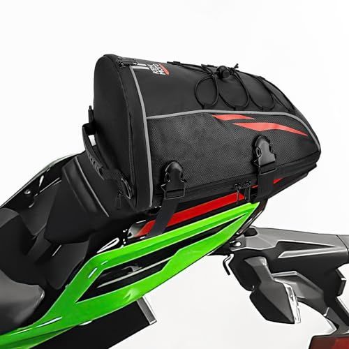 KEMIMOTO バイク用 シートバッグ 拡張機能あり7.5-9L シートカウル風 撥水 防水 仕分けポケット内蔵 耐久性 滑り止め 日帰りサイズ 防水バッグ CBR125R/250R/400R/650R/1000R ninja250/z25 18695842