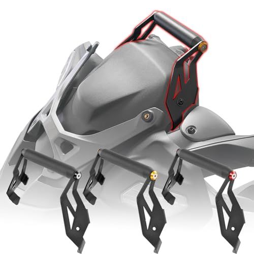 WOOGA スマホホルダーX-MAX 300携帯電話 GPS Navigaton プレートブラケットマウント適合型式YA&MA&HA XMAX 300/250アクセサリー2025-2026 (黒)as 1b9c3780