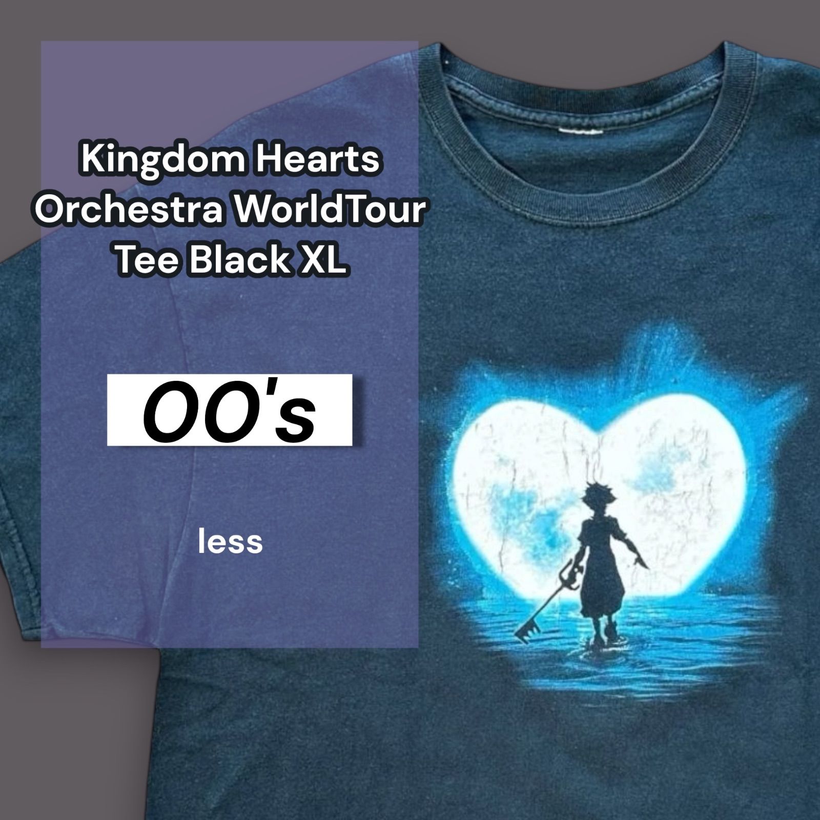 Kingdom Hearts Orchestra WorldTour Tee Black XL