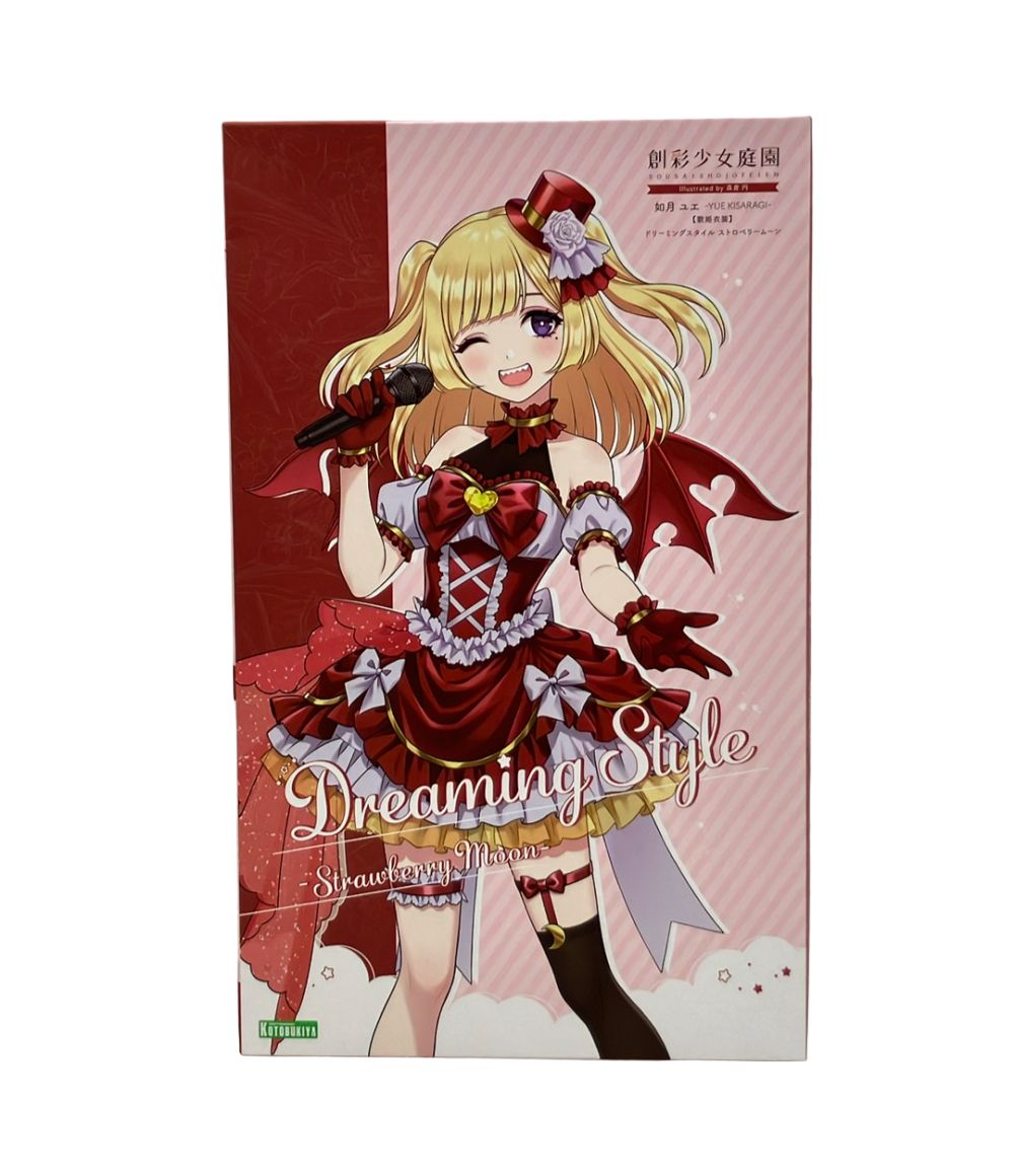 美品 コトブキヤ 創彩少女庭園 ドリーミングスタイル ストロベリームーン 1/10 如月ユエ 歌姫衣装 プラモデル