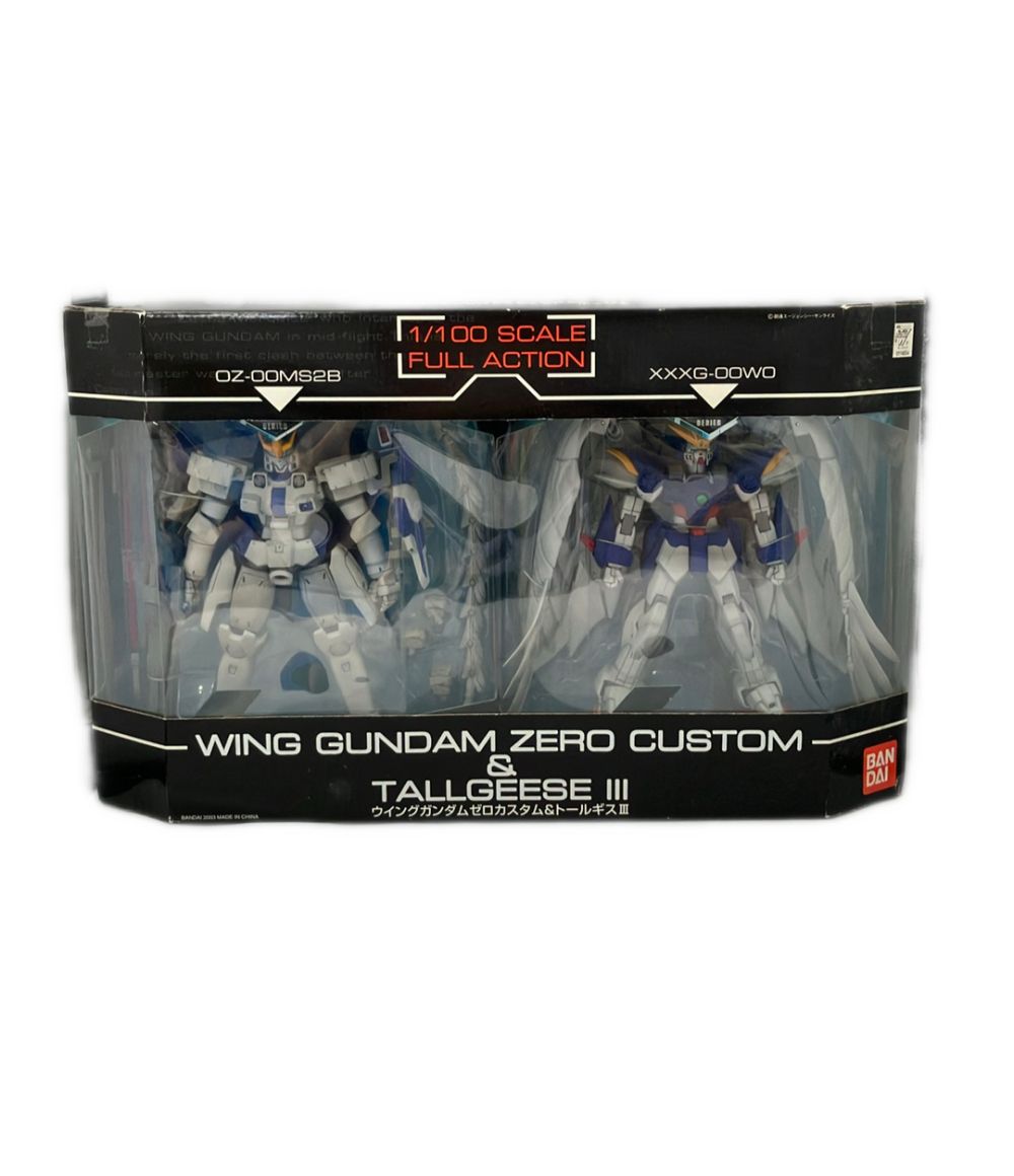 バンダイ 新機動戦記ガンダムW Endless Waltz 1/100 ウイングガンダムゼロカスタム&トールギス3 フィギュア