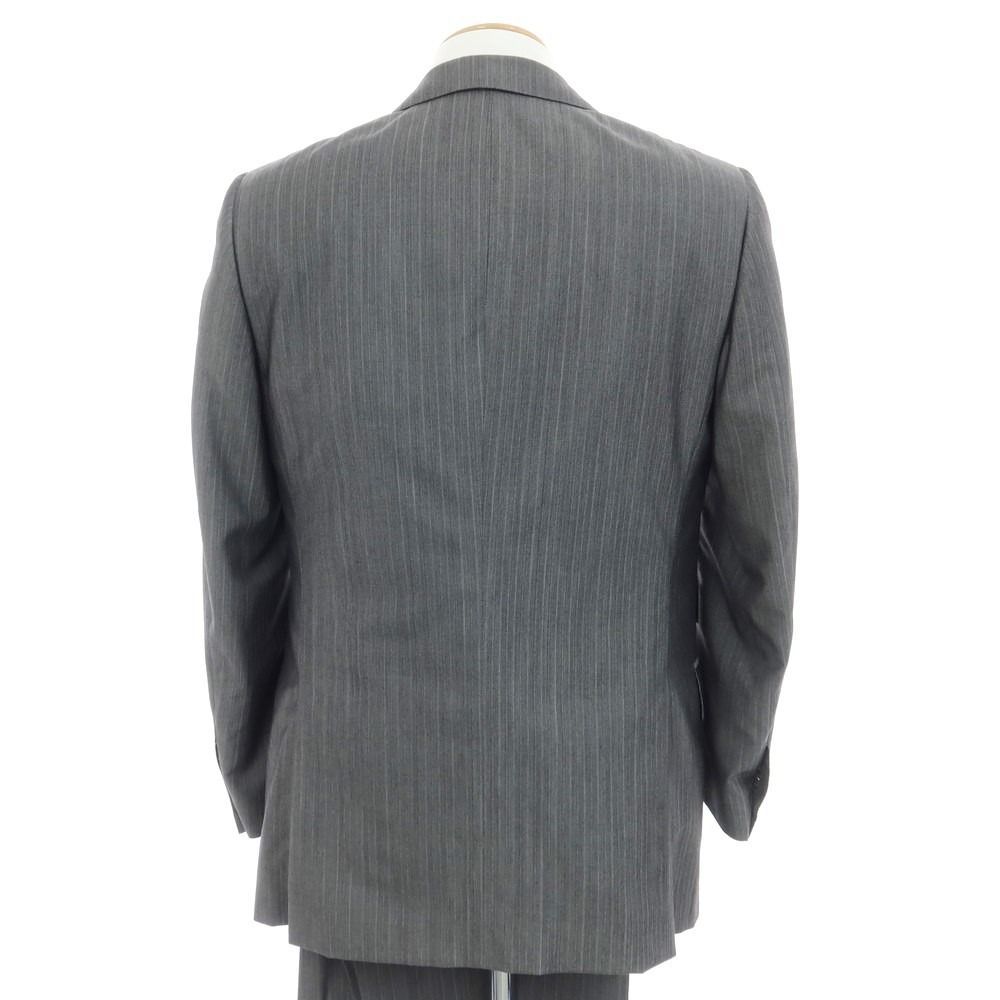 中古】コルネリアーニ CORNELIANI ウール シルク ストライプ 3つボタン