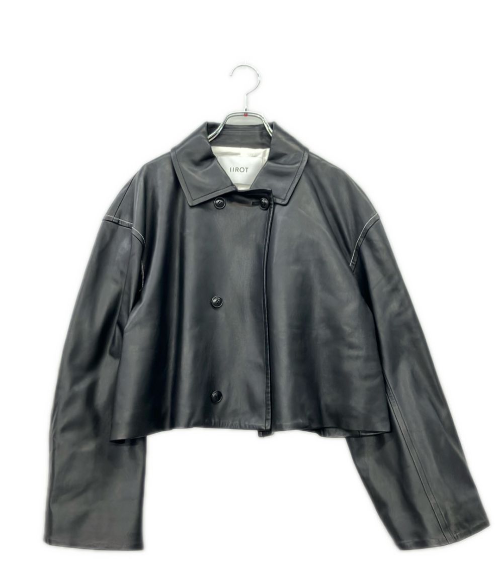 イロット フェイクレザージャケット レディース SIZE F (M) IIROT