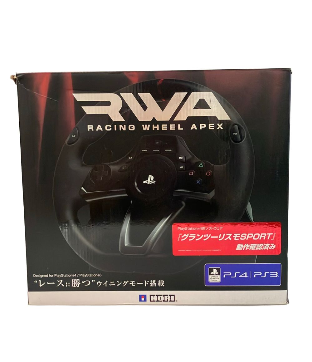 訳あり HORI レーシングホイールエイペックス PS4-052 ハンコン
