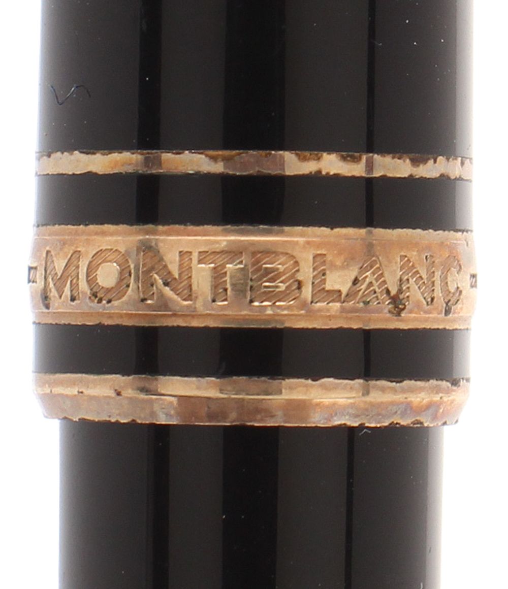 モンブラン 万年筆 吸入式 14K マイスターシュテュック MONTBLANC