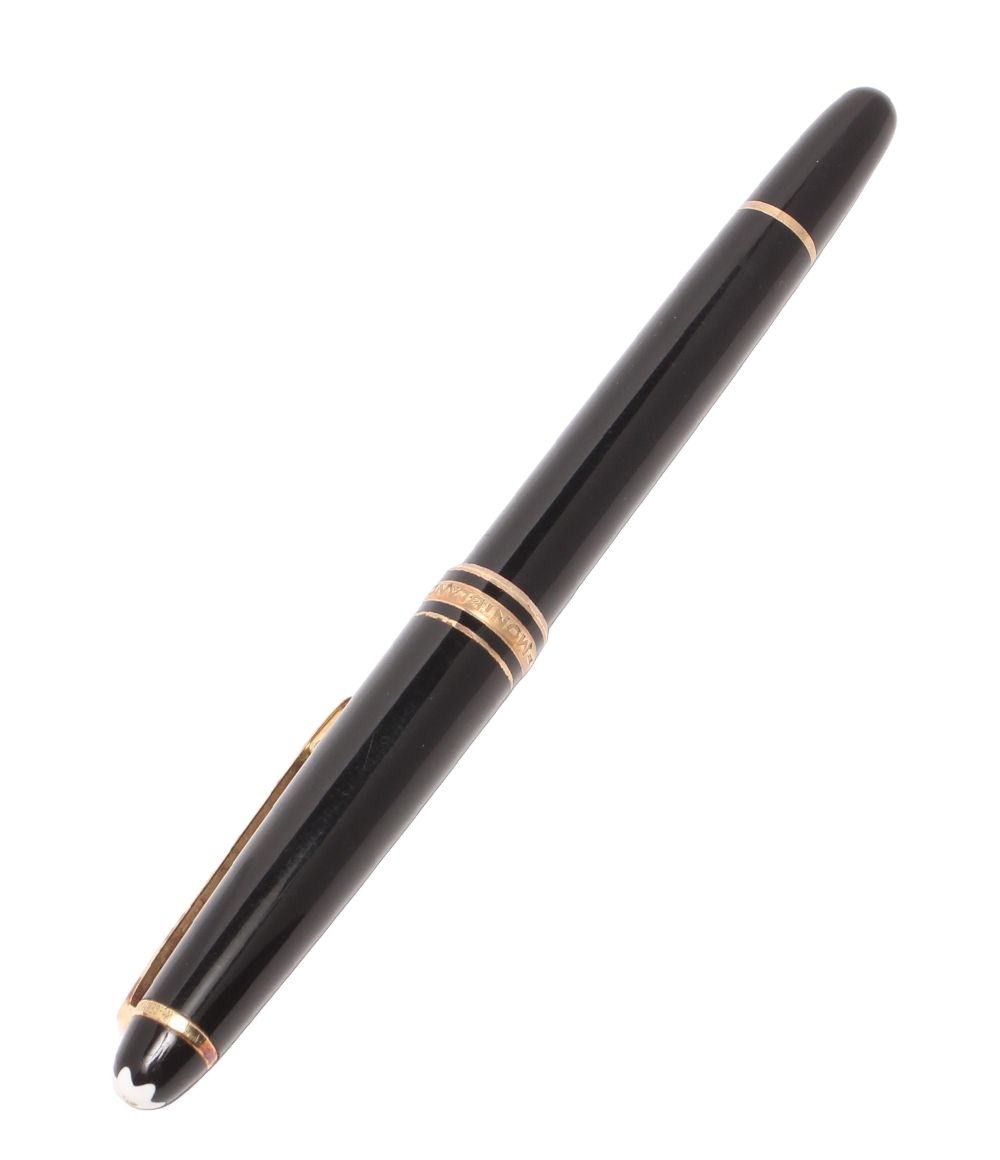 モンブラン 万年筆 吸入式 14K マイスターシュテュック MONTBLANC