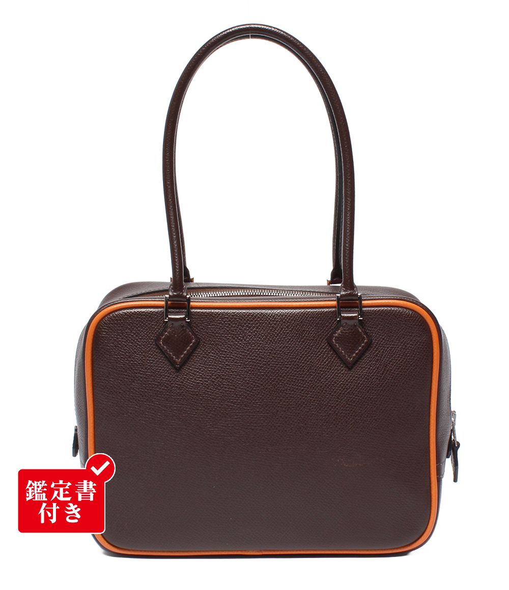エルメス ハンドバッグ シルバー金具 □I刻印 ヴォーエプソン ミニプリュム レディース HERMES