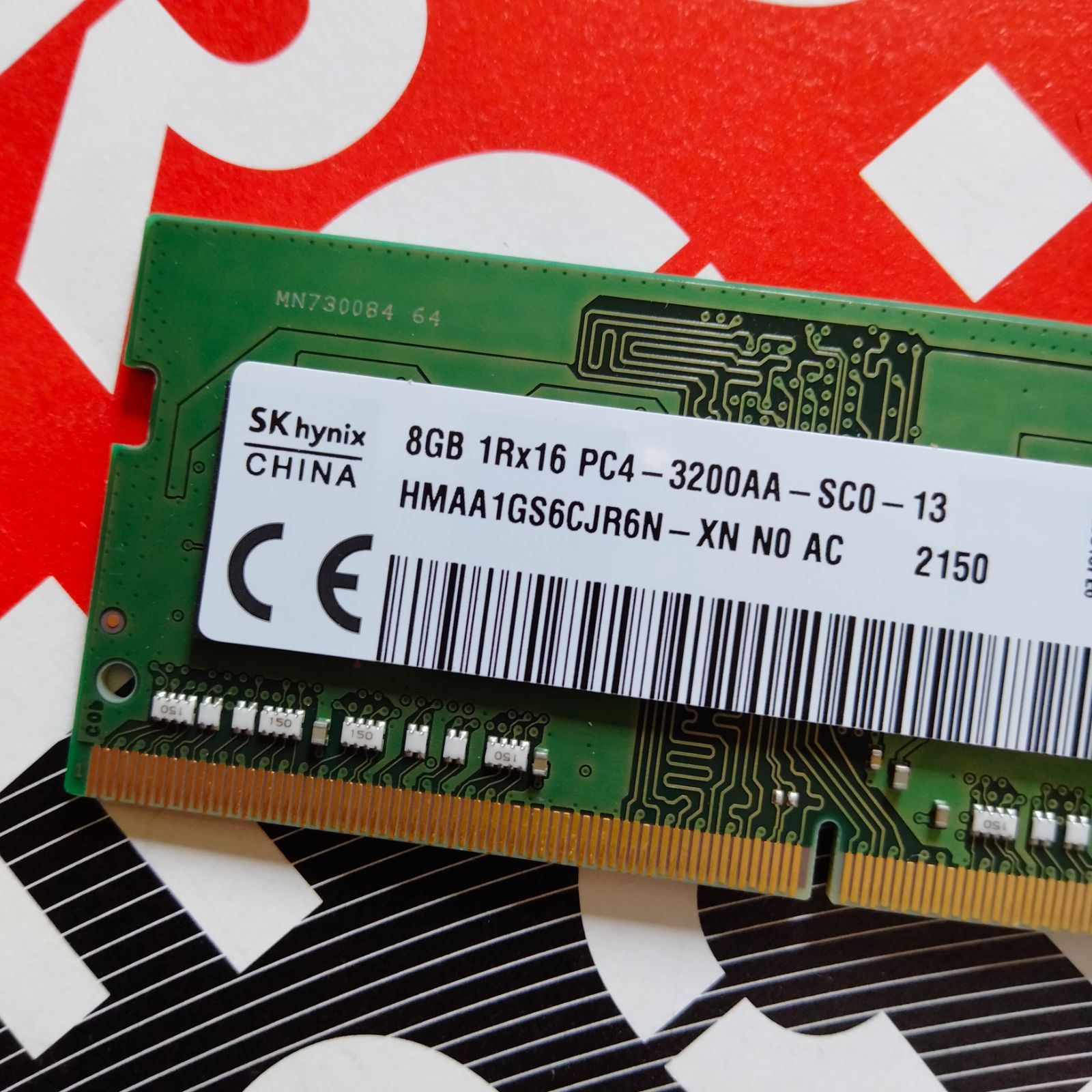 【中古】メモリ SK hynix PC4-3200 SODIMM 8GB×２枚 SK Hynix 8GB DDR4 PC4-3200AA 中古メモリ - メルカリ