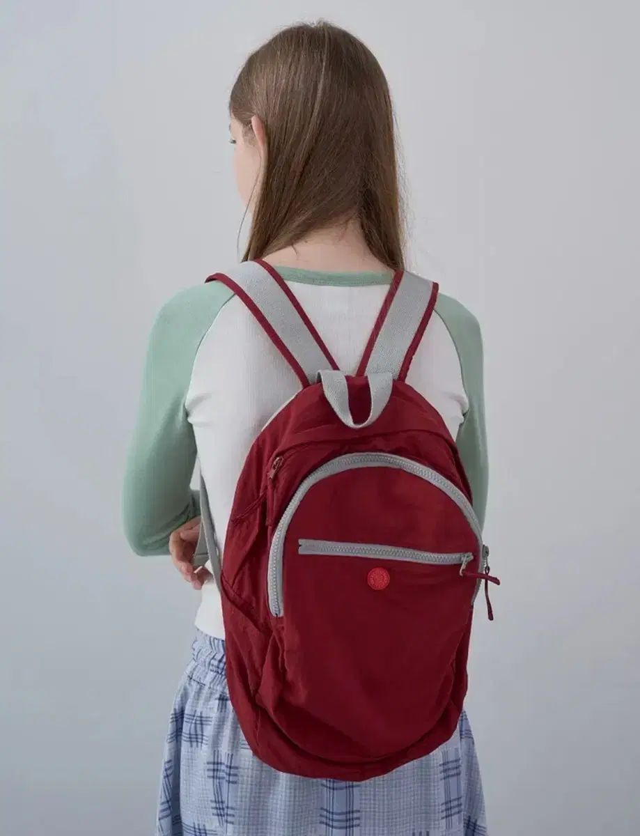 ENZO BLUES エンゾーブルース スタンプ パッチ デイ パック (Red)