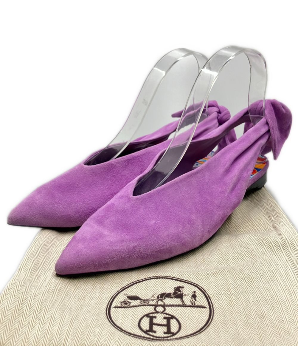 エルメス ポインテッドトゥフラットサンダル エヴァ BN221013Z2112 レディース SIZE 36 (23.5cm) HERMES