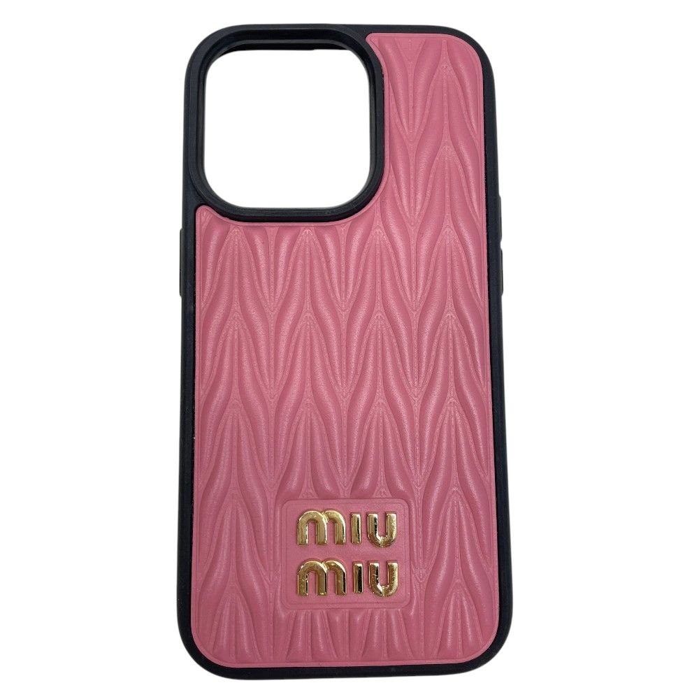 MIU MIU iPhone用ケース ピンク iPhone14pro MiuMiu iPhone 14 pro