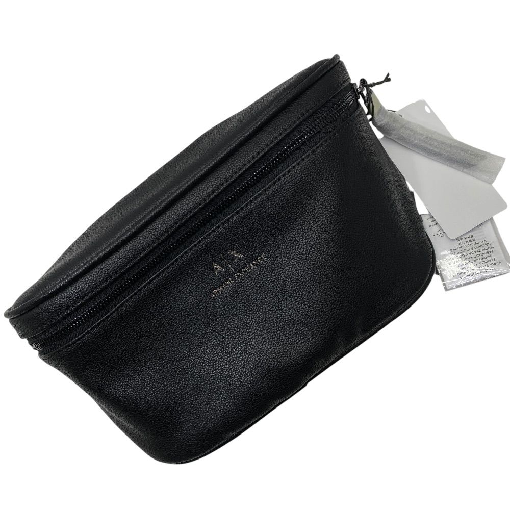 新品 ARMANI EXCHANGE アルマーニエクスチェンジ ウエストバッグ ウエストポーチ ボディバッグ 952398 CC830 ブラック ポリエステル アクティブ 軽快 実用的 機能的 スタイリッシュ 都会的 普段使い 人気