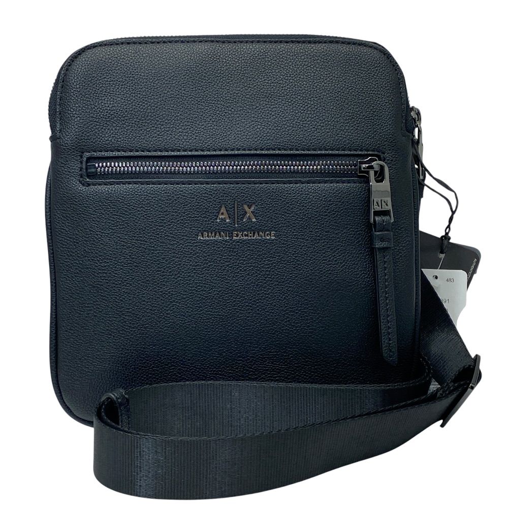 新品 ARMANI EXCHANGE アルマーニエクスチェンジ ショルダーバッグ クロスボディ 斜め掛け メンズ 952391 CC830 ブラック ポリエステル アクティブ 軽快 実用的 機能的 スタイリッシュ 都会的 普段使い 人気