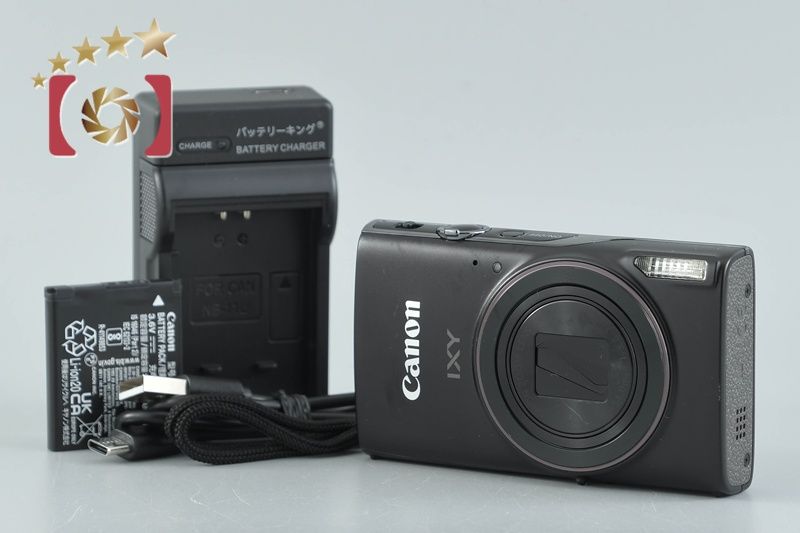 【中古】Canon キヤノン IXY 650 ブラック コンパクトデジタルカメラ