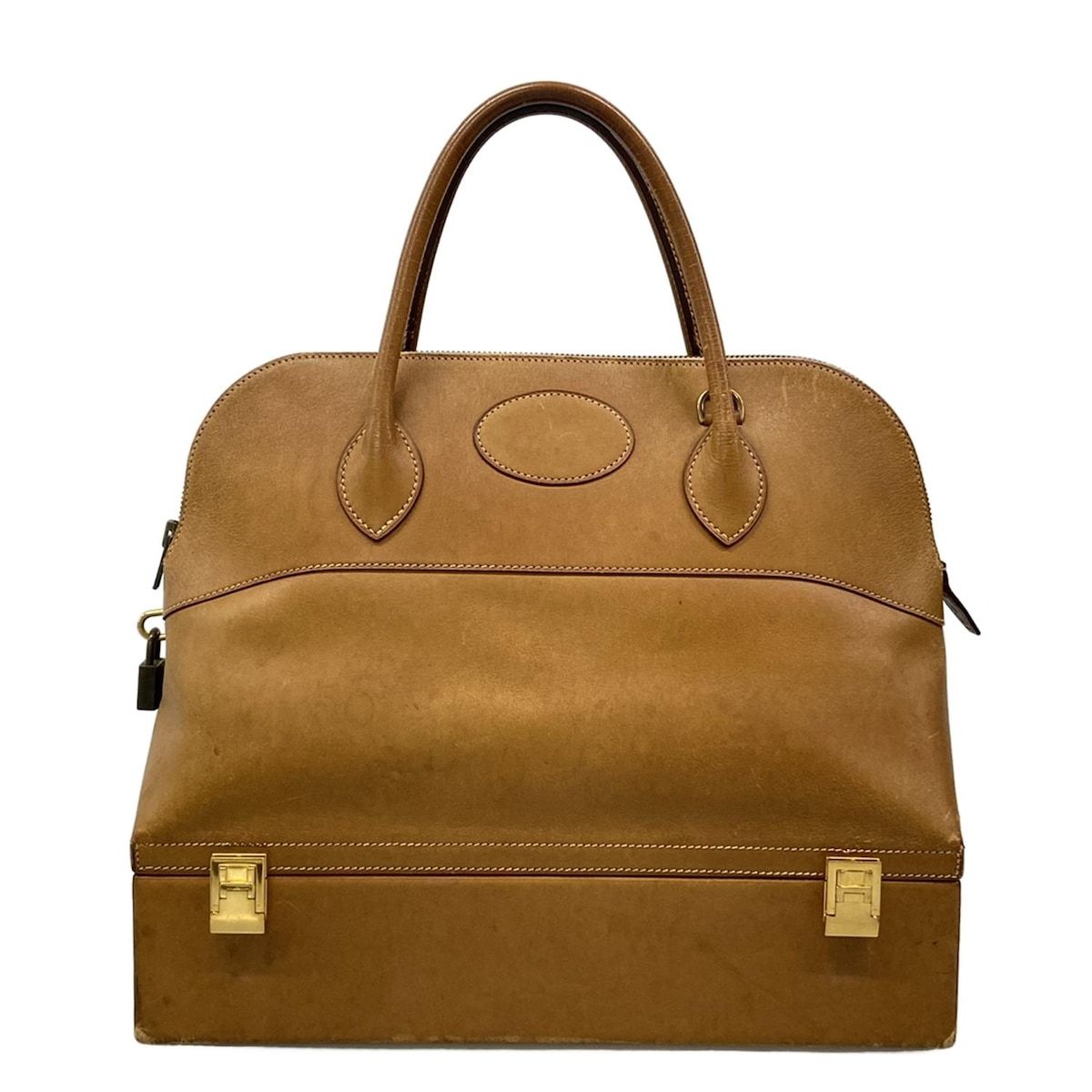 HERMES(エルメス) ハンドバッグ マクファーソン ナチュラル ゴールド金具