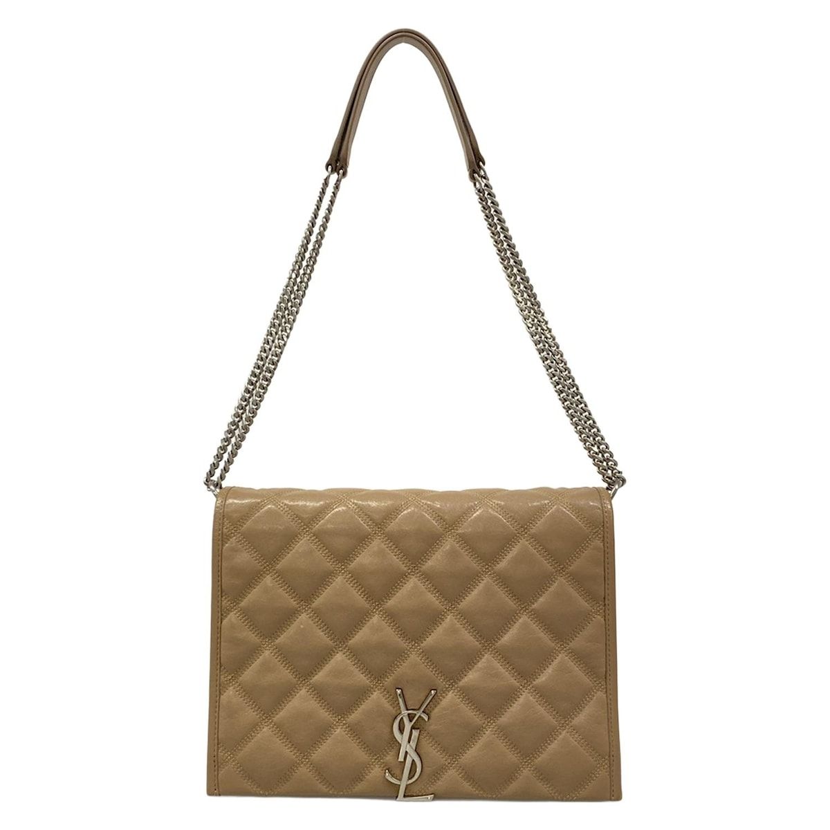 SAINT LAURENT PARIS(サンローランパリ) ショルダーバッグ ベッキー 579607 ベージュ チェーンショルダー レザー