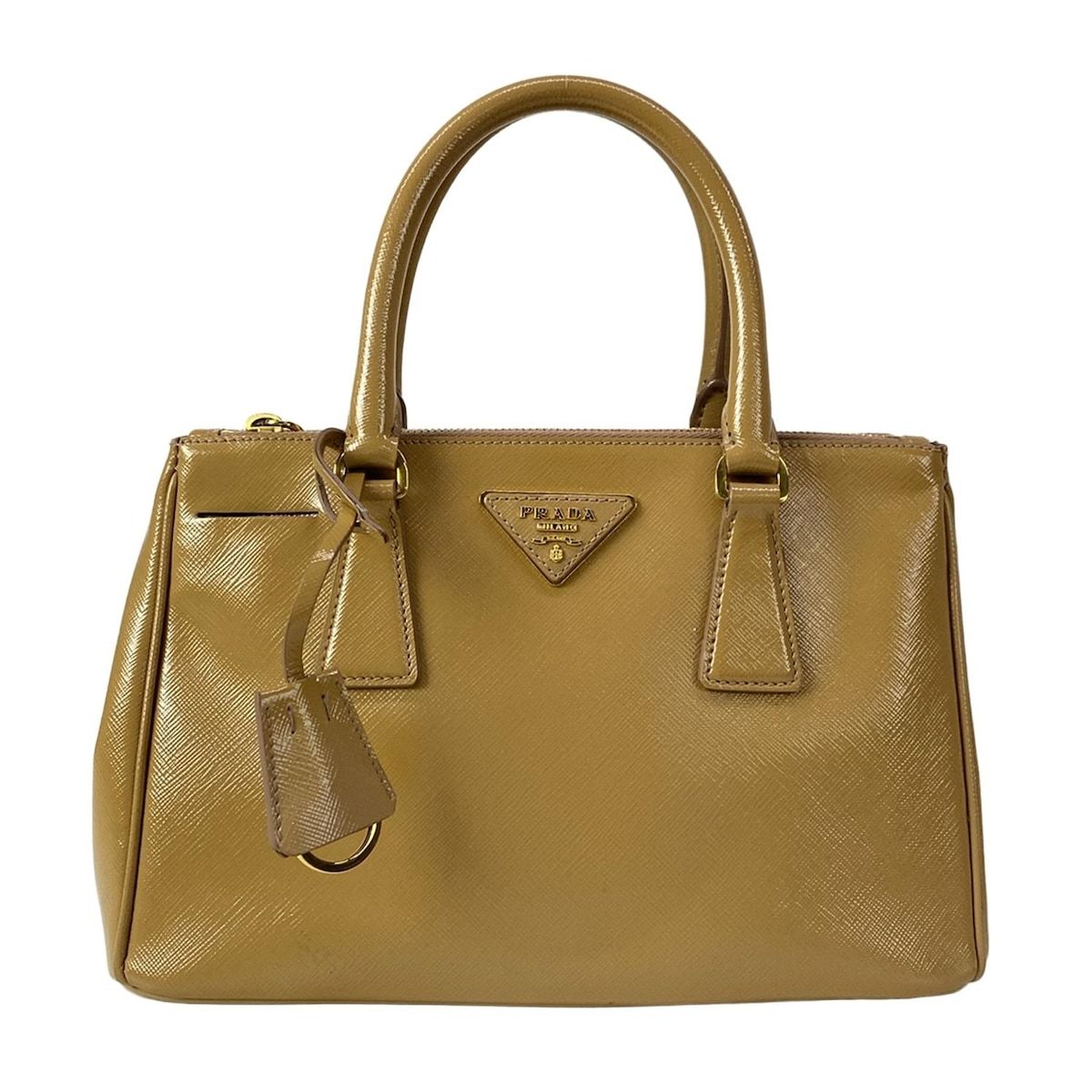 PRADA(プラダ) ハンドバッグ ガレリアミニバッグ BN2316 ライトブラウン レザー