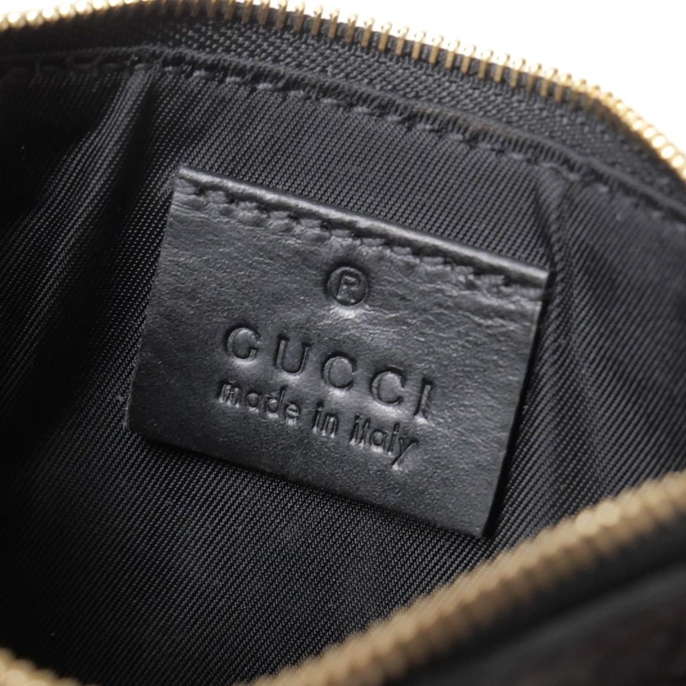 □美品□GUCCI グッチ シマ キーケース GGエンブレム コインケース