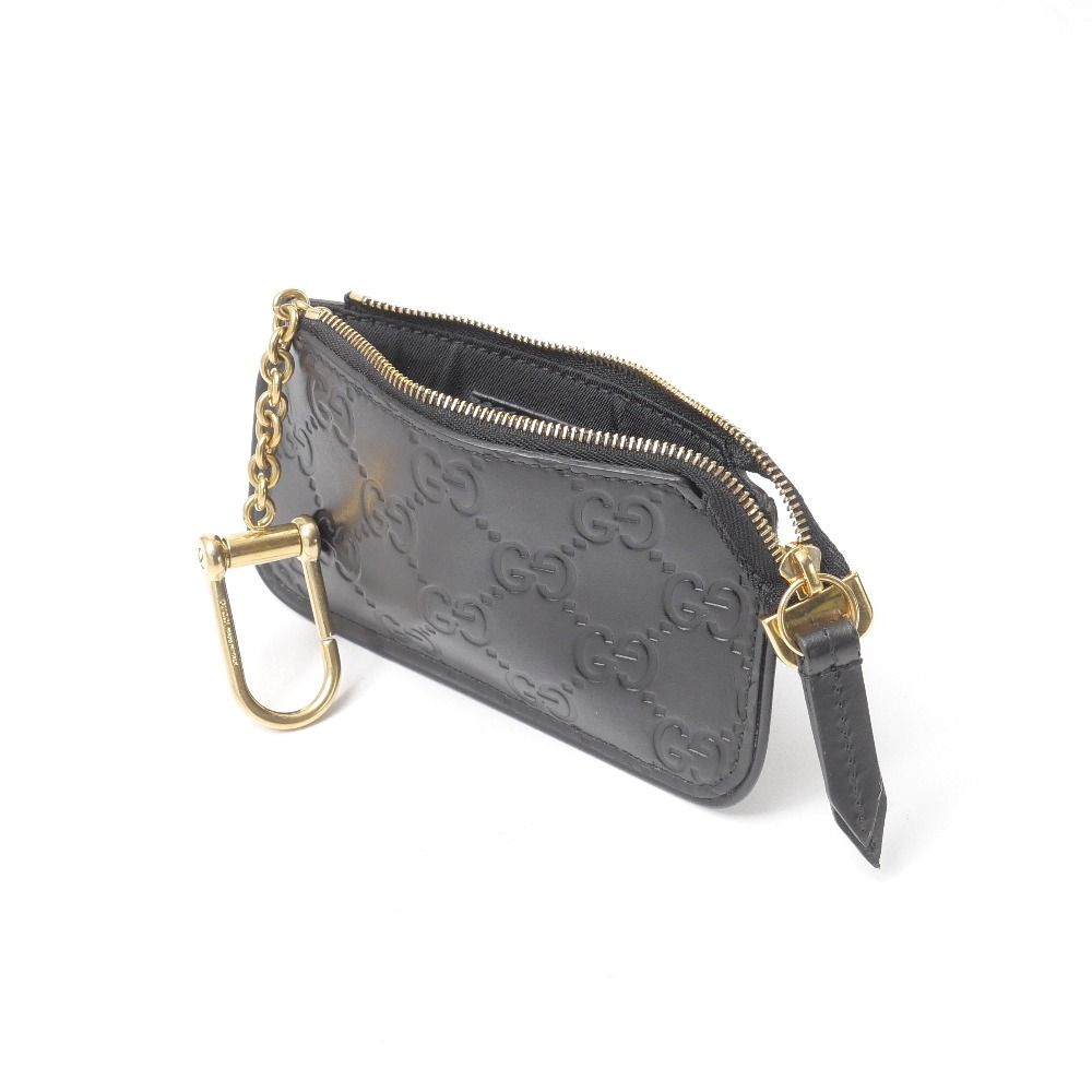 □美品□GUCCI グッチ シマ キーケース GGエンブレム コインケース