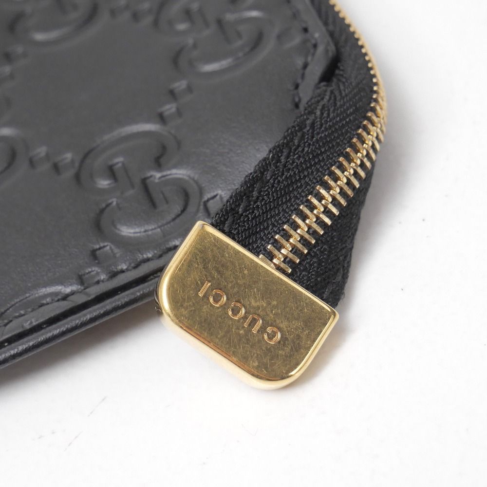 □美品□GUCCI グッチ シマ キーケース GGエンブレム コインケース