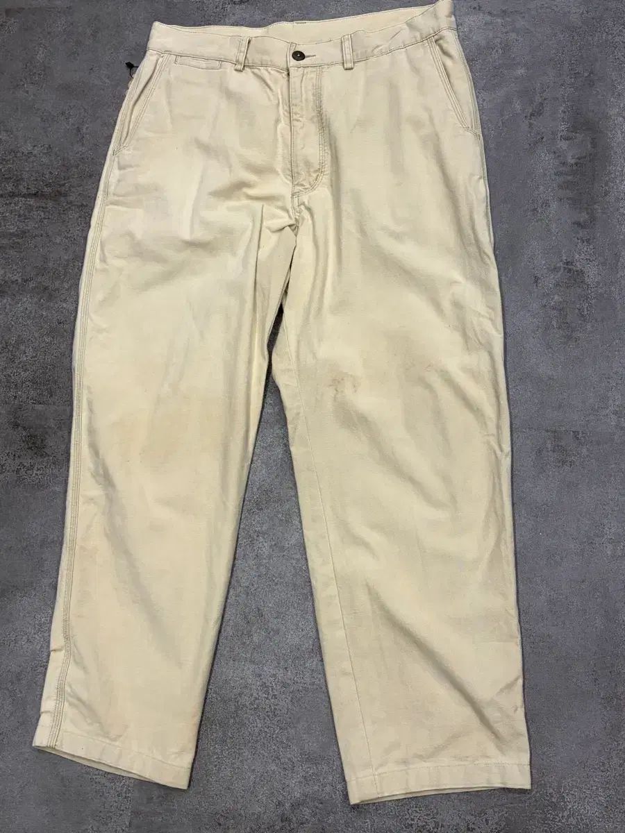 パタゴニア ベージュ コットン パンツ