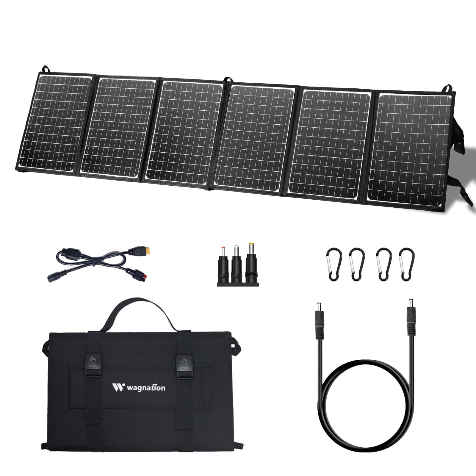 ソーラーパネル 60W 太陽光パネル 小型 QC3.0/PD45W 急速充電対応 折りたたみ式 太陽光発電パネル USB出力/DC出力 Anderson/XT60 ケーブル付き 太陽光発電 防水 防塵 軽量 ソーラーチャージャー 逆流防止 ボータブル電源用 e