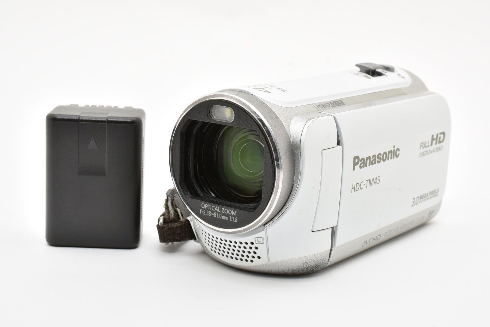 ☆良品☆ パナソニック Panasonic HDC-TM45 ホワイト ビデオカメラ