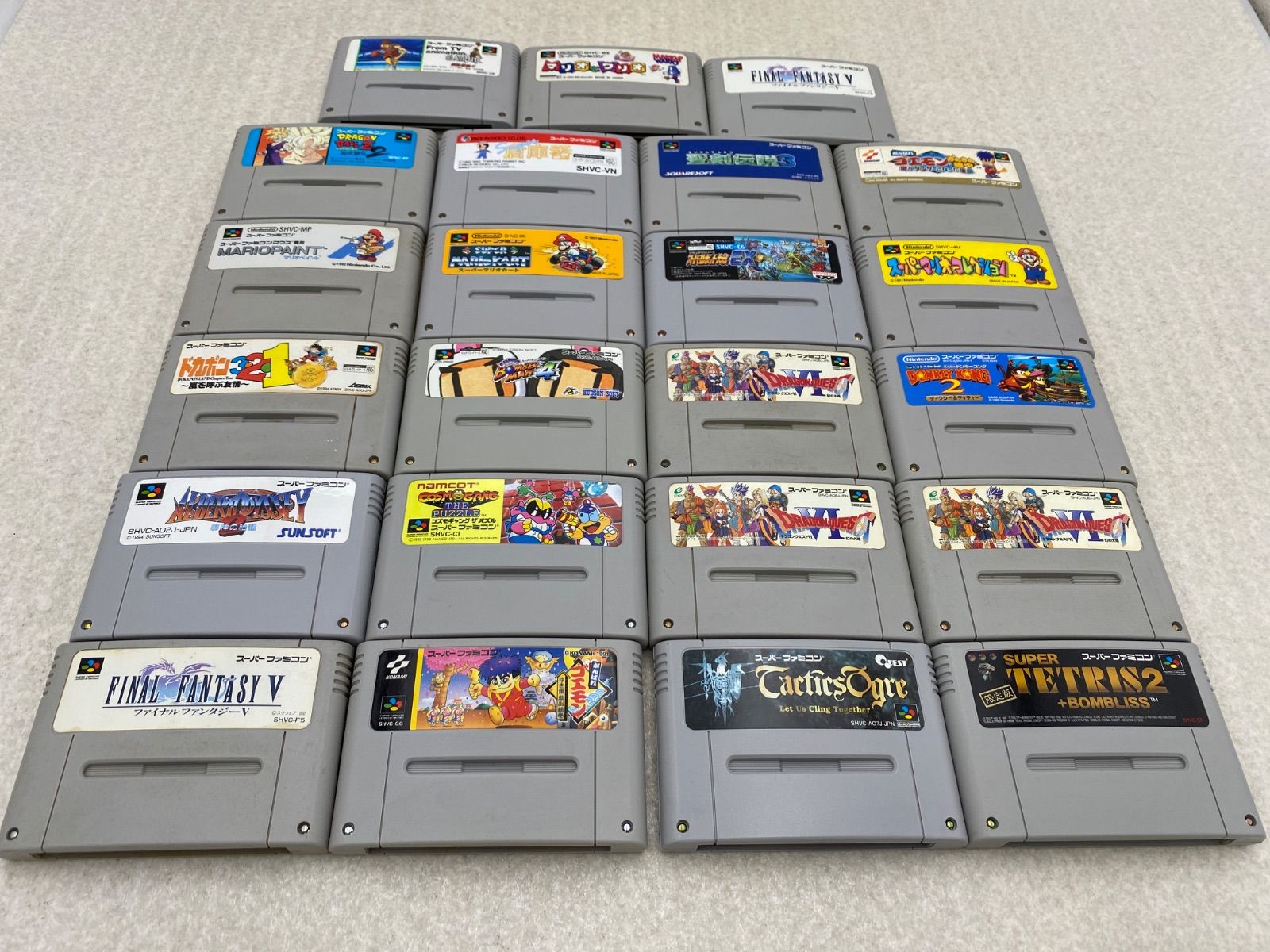 スーパーファミコンソフト　まとめ売り　45点