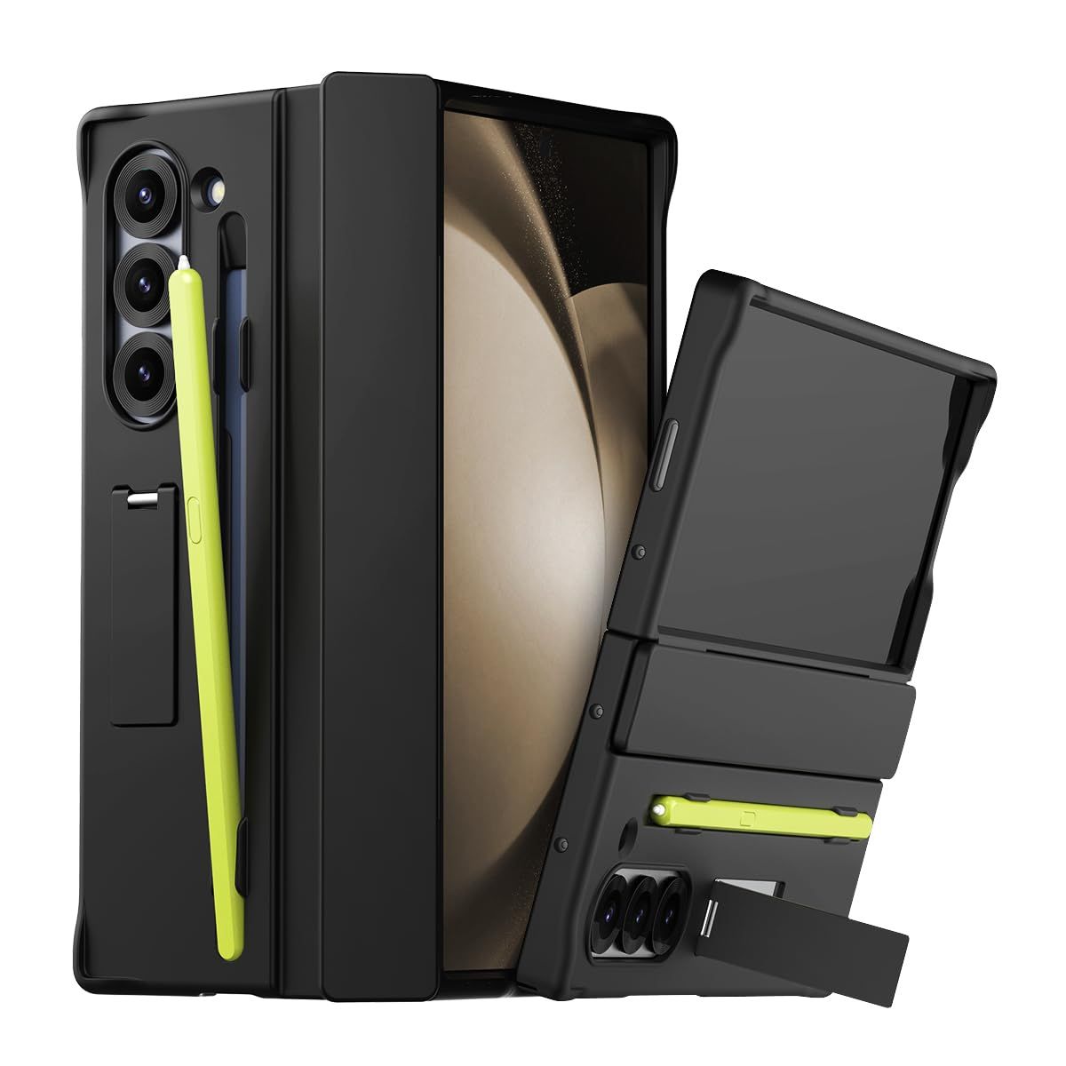 【araree】 Galaxy Z Fold6 対応 ケース クリア 薄型 軽量 Sペン 収納 スマホケース 傷防止 ヒンジ ガード スタンド 付 スマホカバー [ GalaxyZFold6 ギャラクシー Z Fold6 SC-55E 対応 携帯ケース ] N