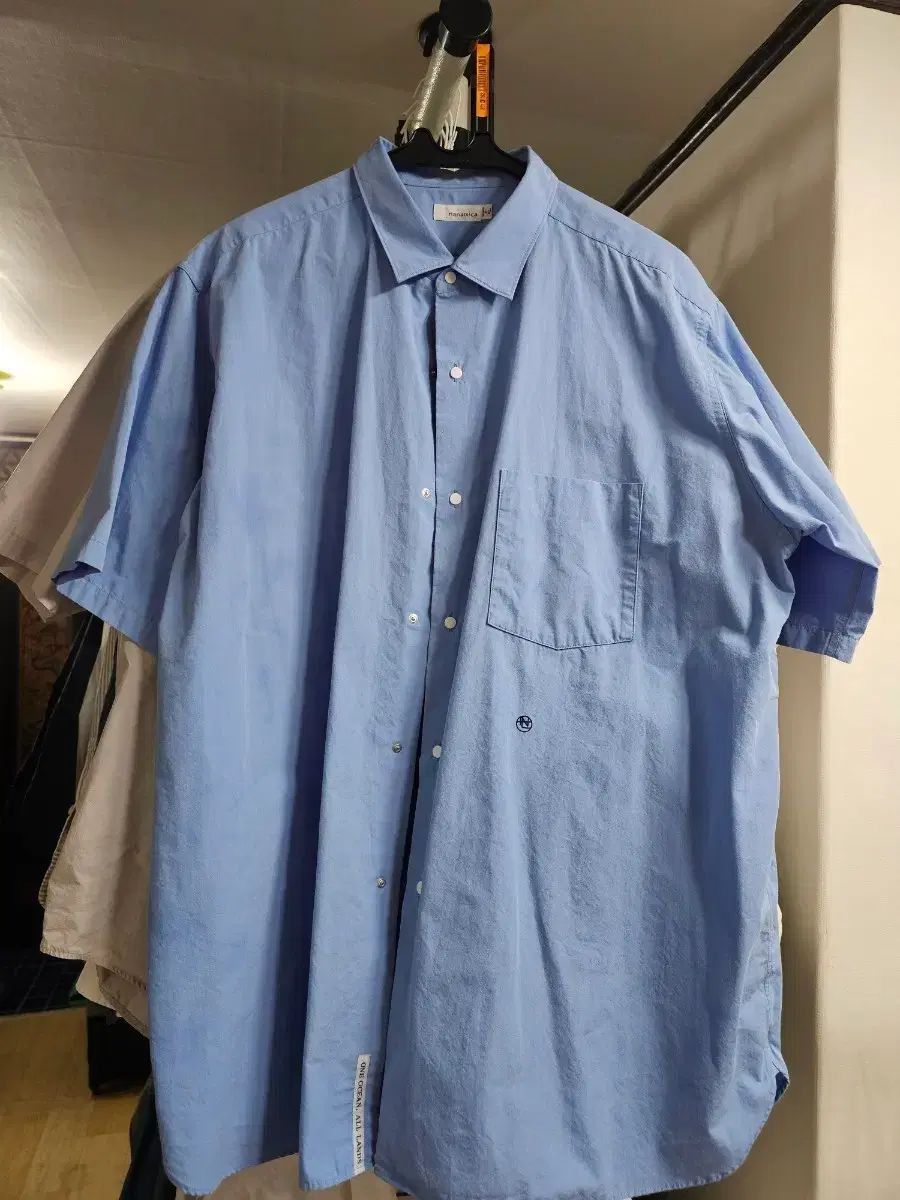 nanamica WIND AND WISH シャツ 半袖 XL