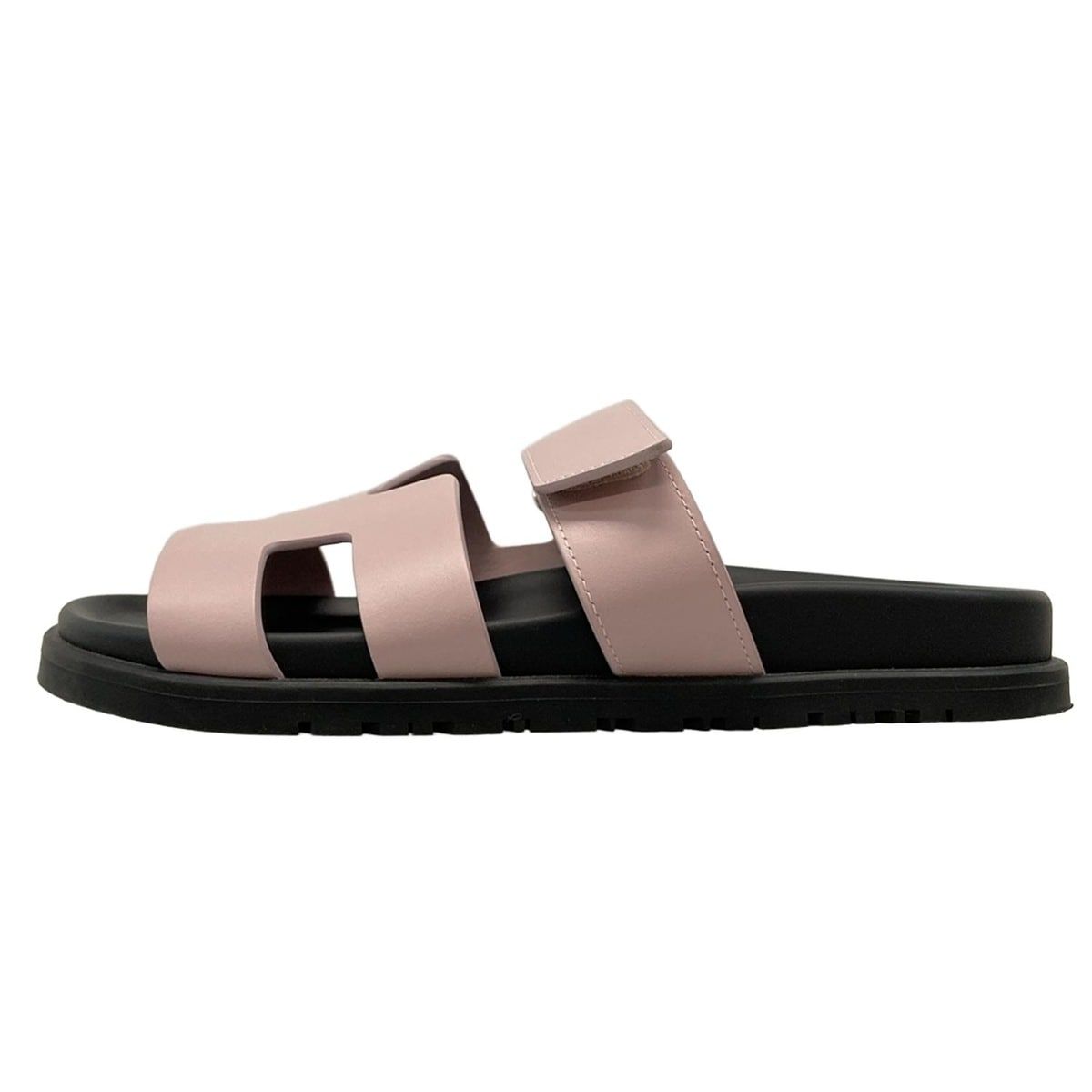 HERMES(エルメス) サンダル 36 レディース シプレ ローズカンカン レザー