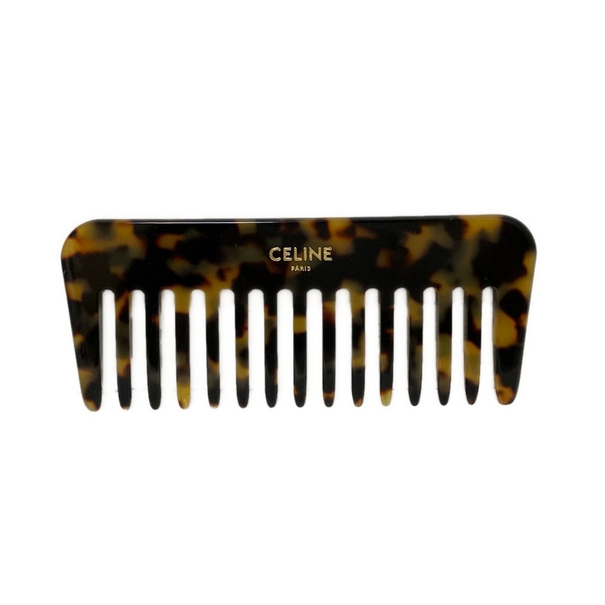 CELINE(セリーヌ) 小物美品 スモール ヘアコーム 4M1052DPH.01BC アイボリー×ゴールド