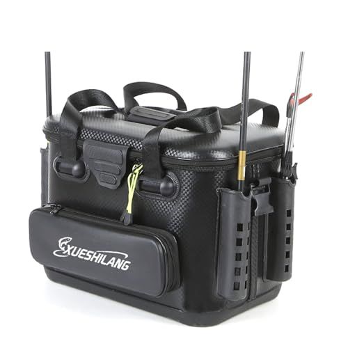 【新品】[SIMCAT] 釣り バッカン タックルバック タックルボックス ロッドホルダー付き 釣りボックス 多機能 大容量 EVA素材 軽量 取り外し可能ショルダーベルト 2ce55ee9