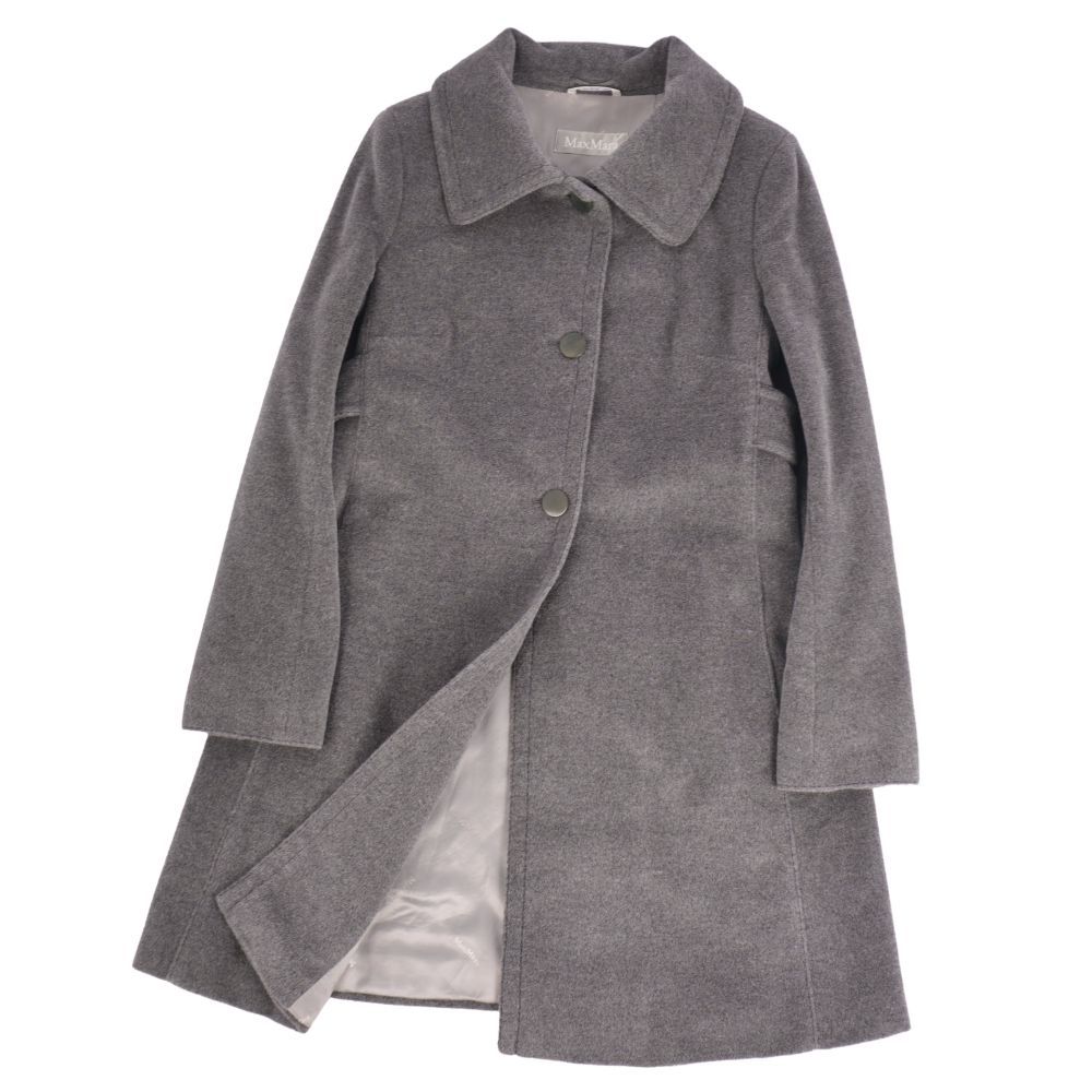 美品 マックスマーラ Max Mara コート ロングコート ウール アンゴラ