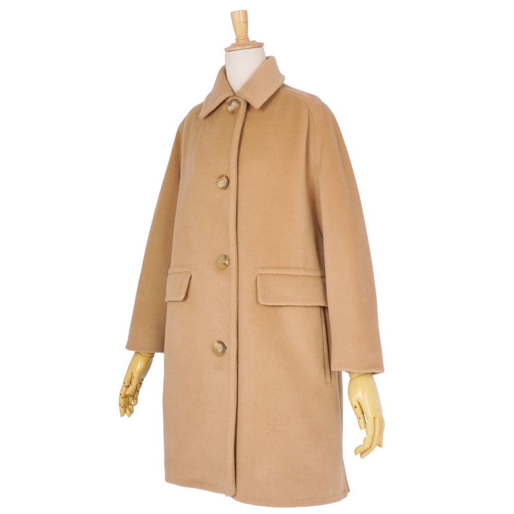 極美品 マックスマーラ Max Mara コート ロングコート ウール カシミヤ