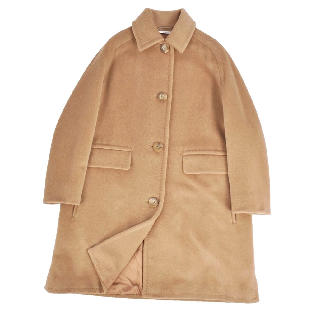 極美品 マックスマーラ Max Mara コート ロングコート ウール カシミヤ
