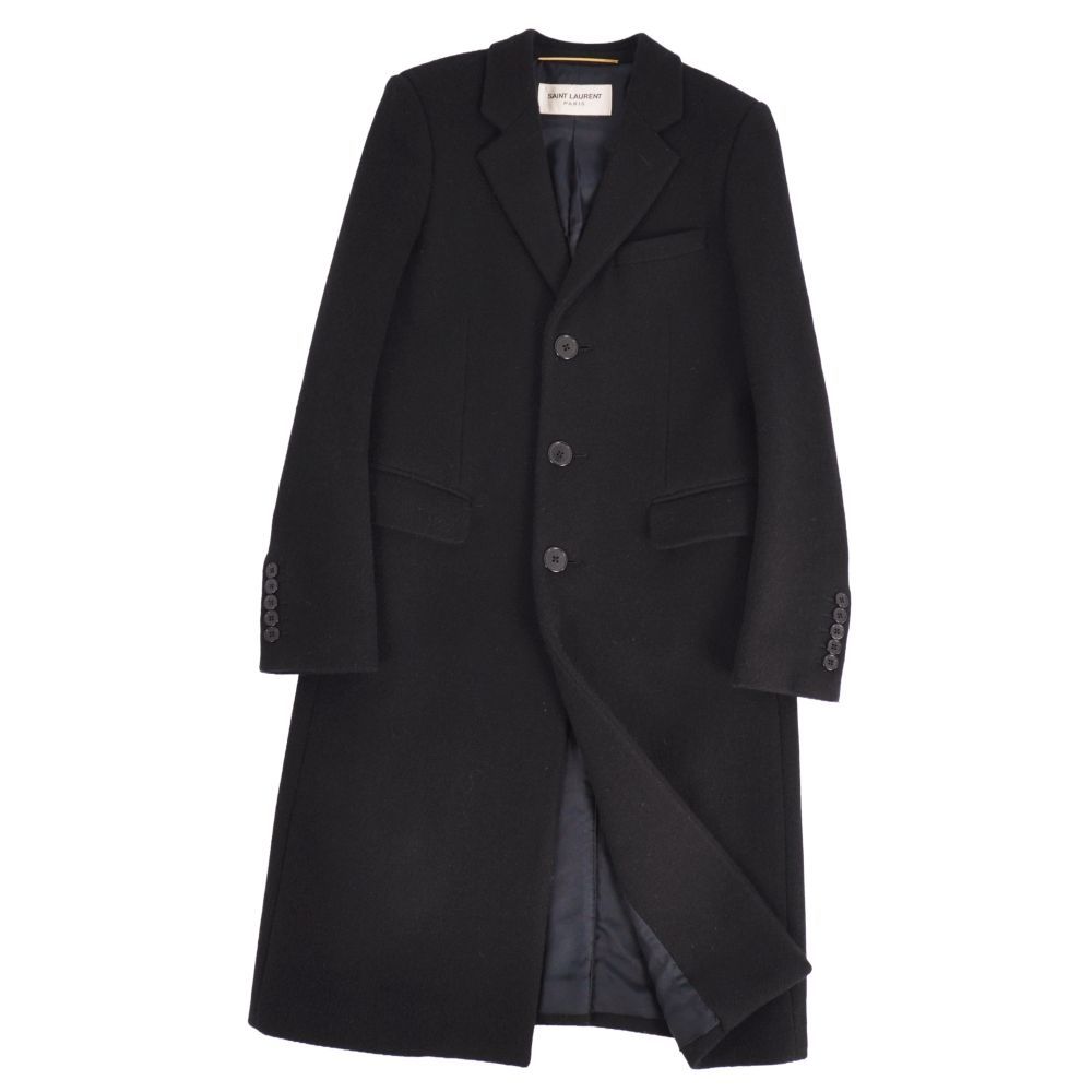 美品 サンローラン パリ SAINT LAURENT PARIS コート チェス