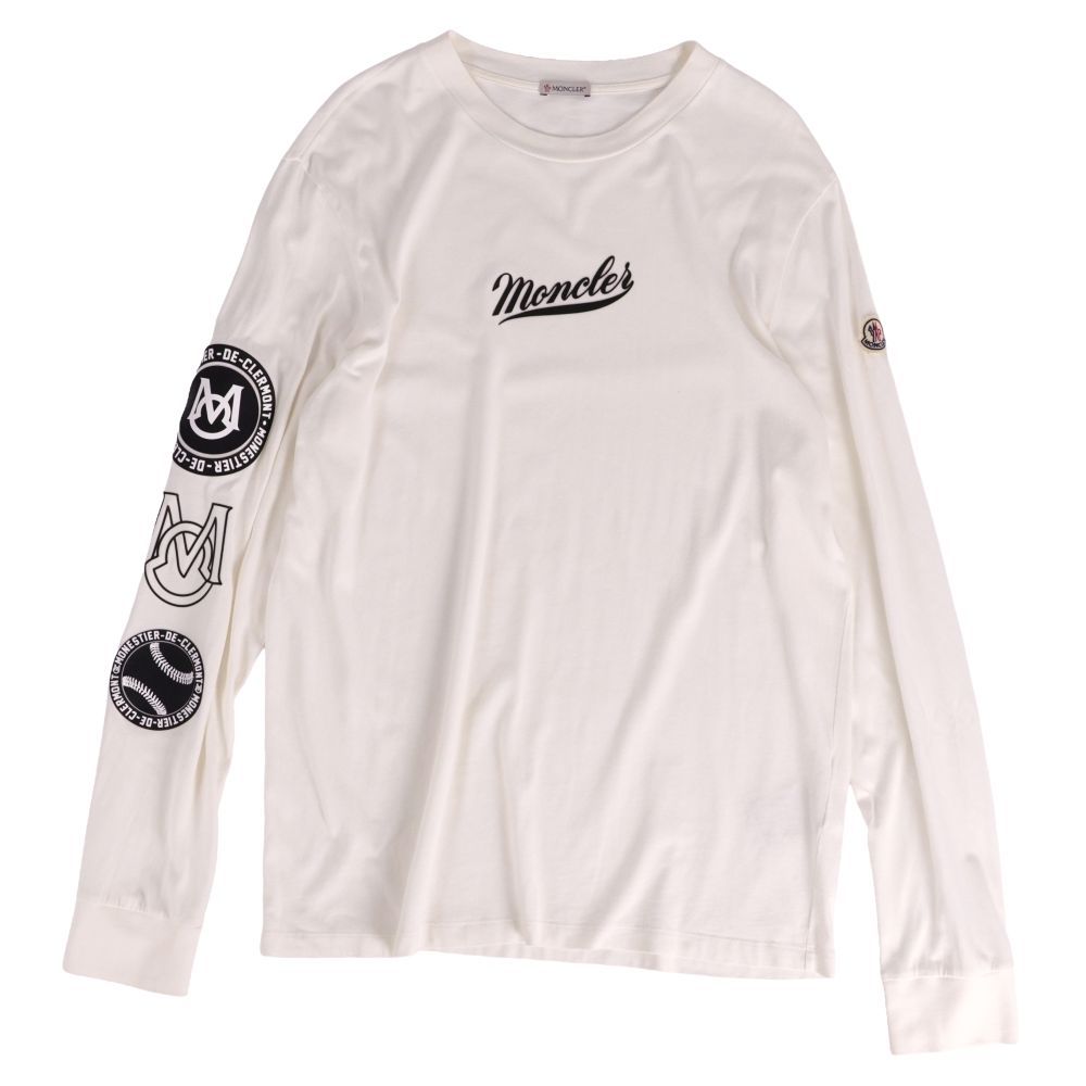美品 モンクレール MONCLER Tシャツ 2022 カットソー ロングスリー