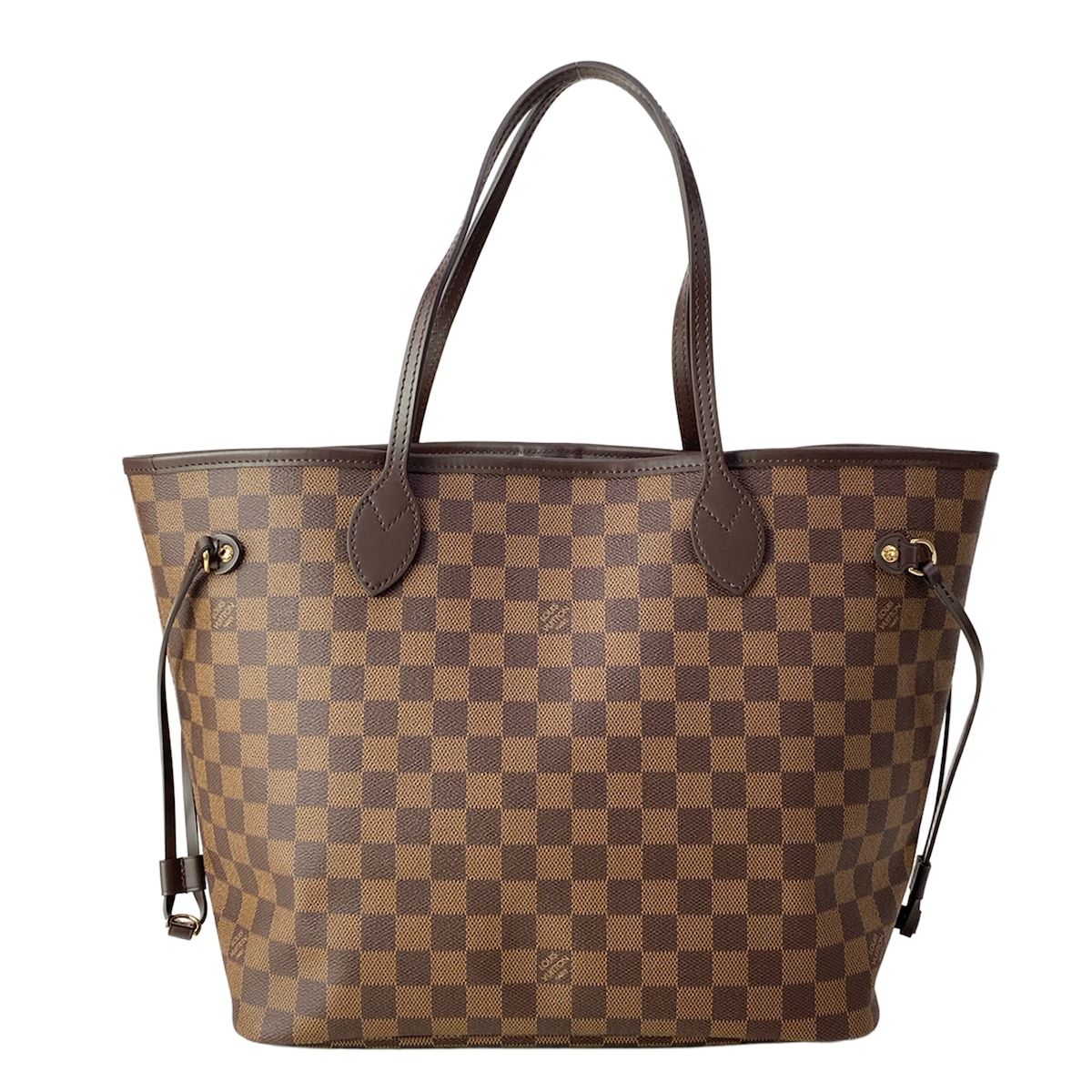 LOUIS VUITTON(ルイヴィトン) トートバッグ ダミエ美品 ネヴァーフルMM N40598 エベヌ×ローズ・バレリーヌ